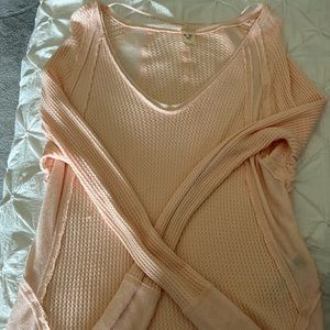 Free People peach tunic